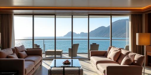 Interno della Suite Panoramica sulla Regina dei Mari